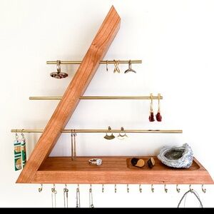 Cherry angular jewelry organizer